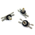 Exterior Trim Strip Clips, Grey with Seal
