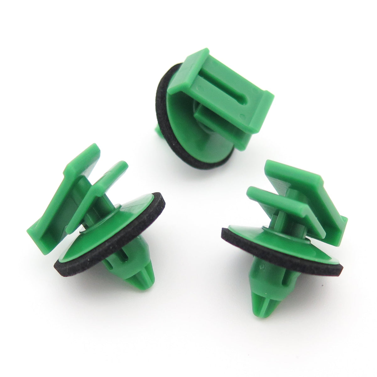 Exterior Moulding & Sideskirt Clips with Washer, Green