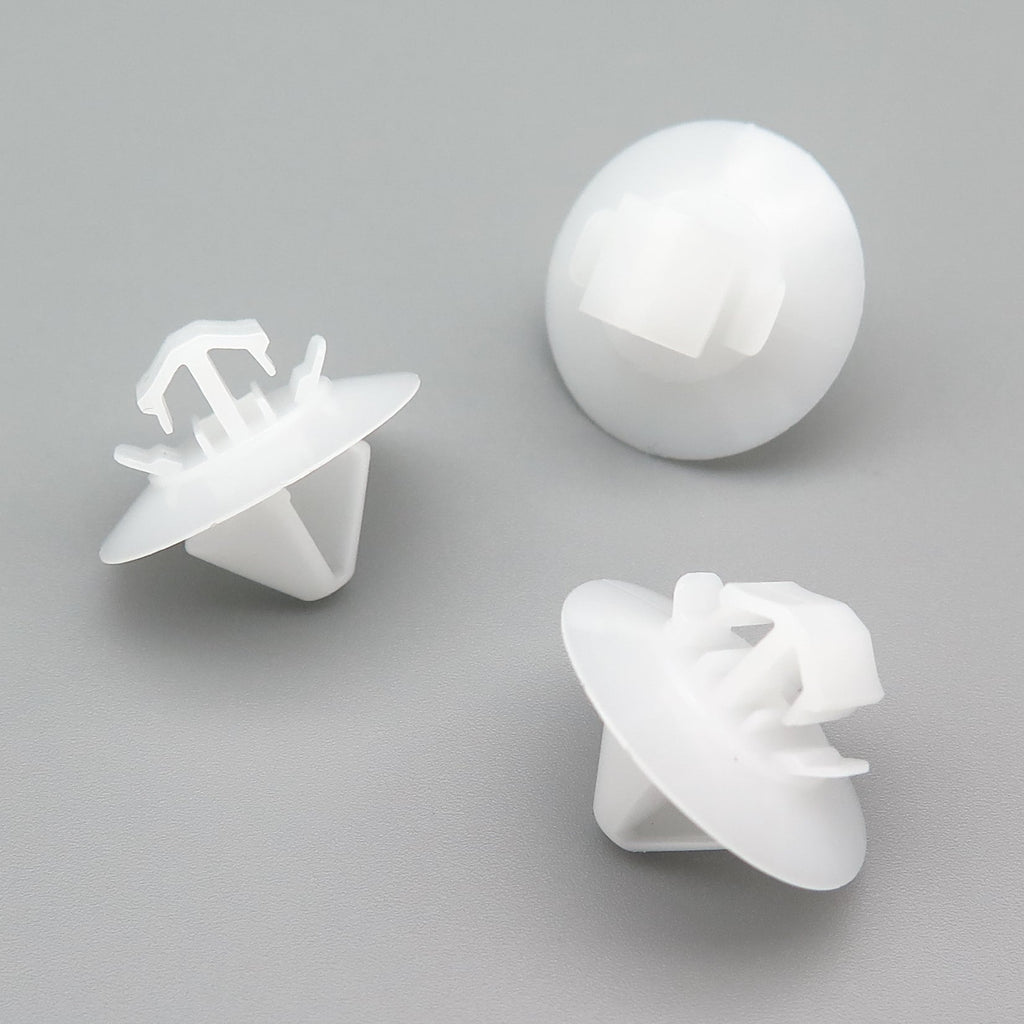 Exterior Moulding Clip, White