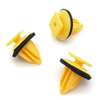 Exterior Trim Moulding Clip with Washer, Yellow