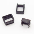 Square Retainer Clip, Black