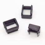 Square Retainer Clip, Black