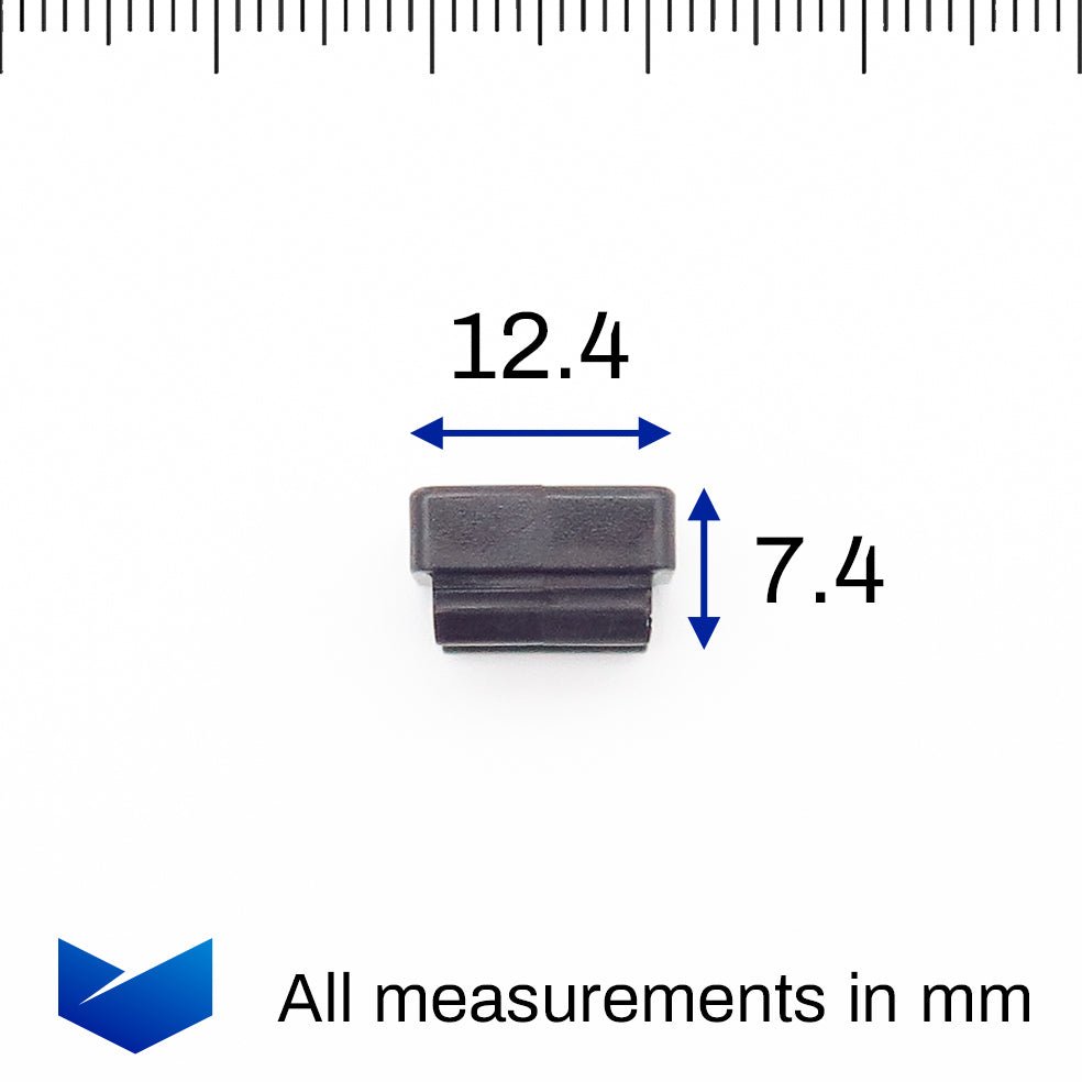 Square Retainer Clip, Black - image 2