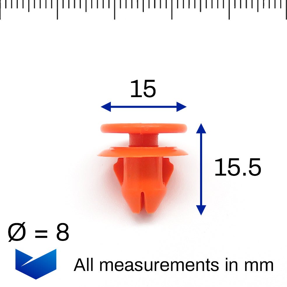 Moulding Clip, Orange - image 2