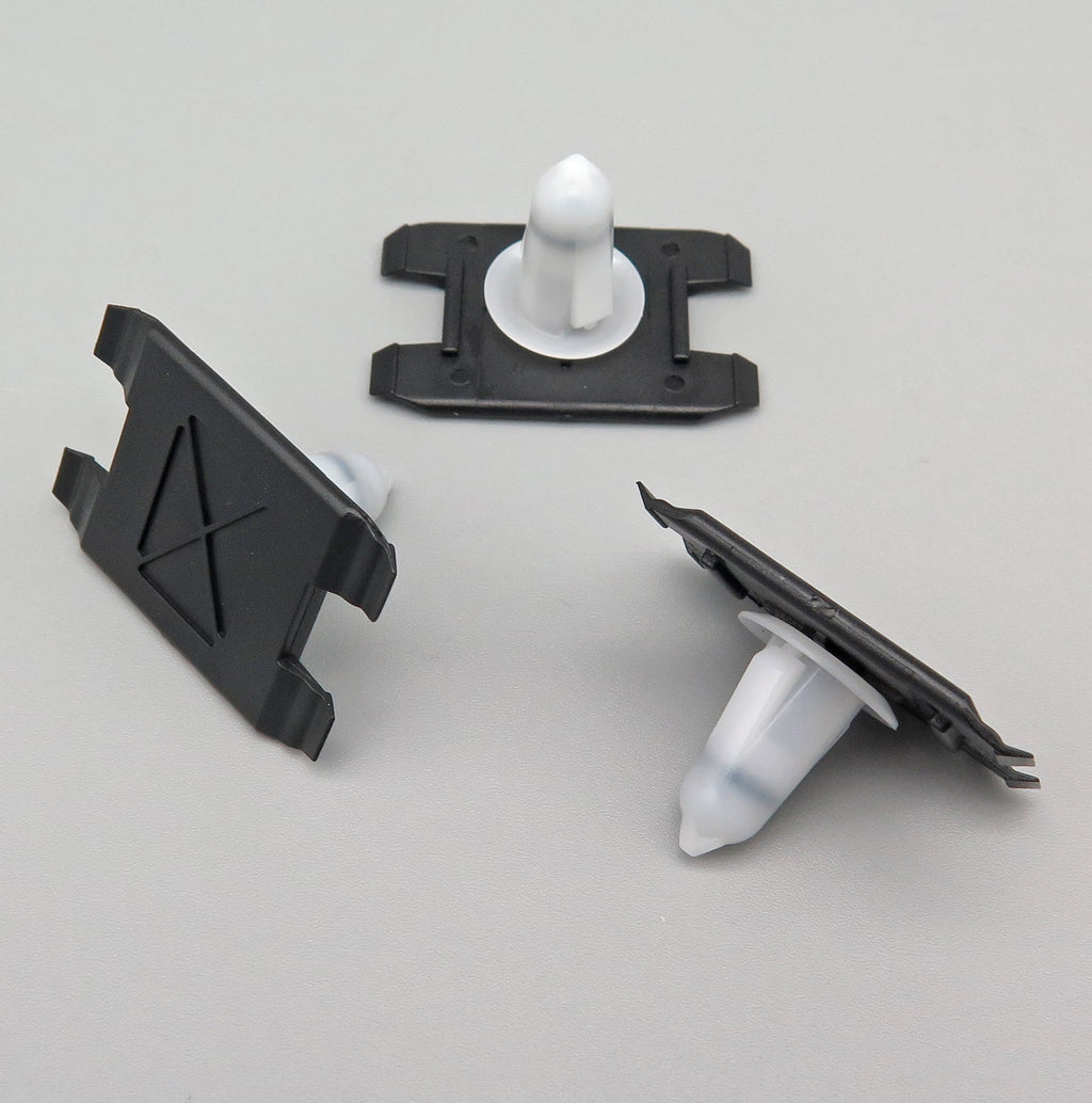 Exterior Moulding Clips, Black & White
