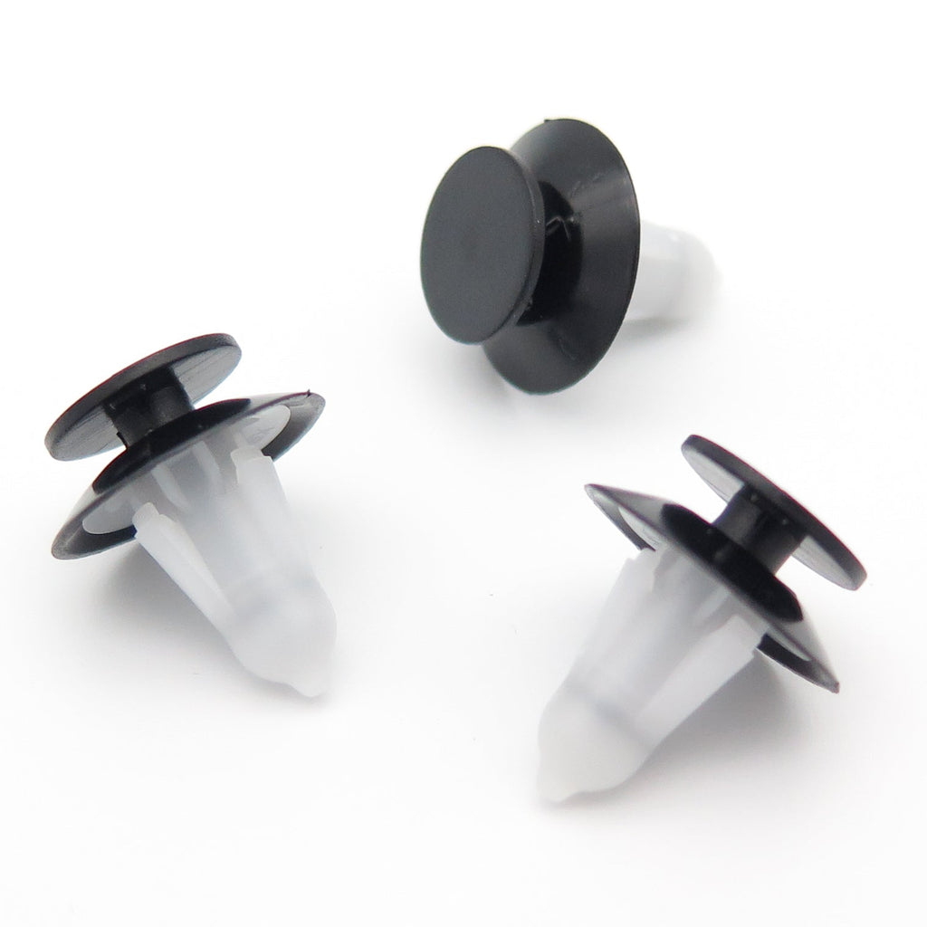 Interior Trim Clip, White / Black