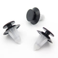 Interior Trim Clip, White / Black
