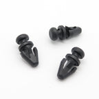 Door Gasket Clip, Round Head, Black
