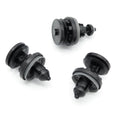 Interior Door Card Mounting Clip, Rubber Seal, Black