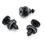 Interior Door Card Mounting Clip, Rubber Seal, Black