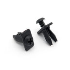 Plastic Fastener, Screw Fit Rivet, Rectangular Collar, Black - image 3