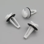 Interior Trim Retainer, White with Washer