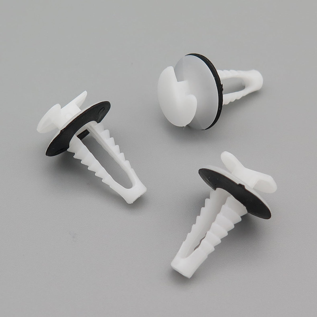 Interior Trim Retainer, White with Washer