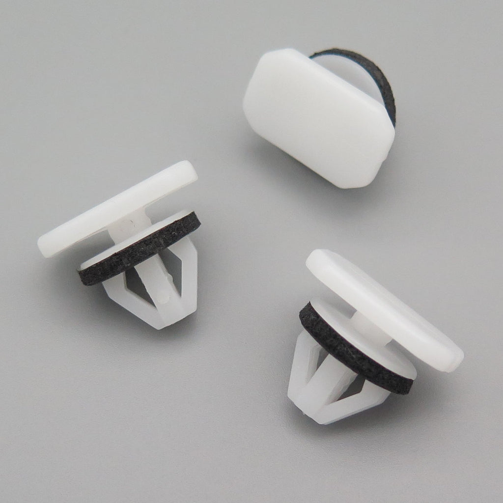 Wheel Arch Trim Mounting Clip, White with Washer