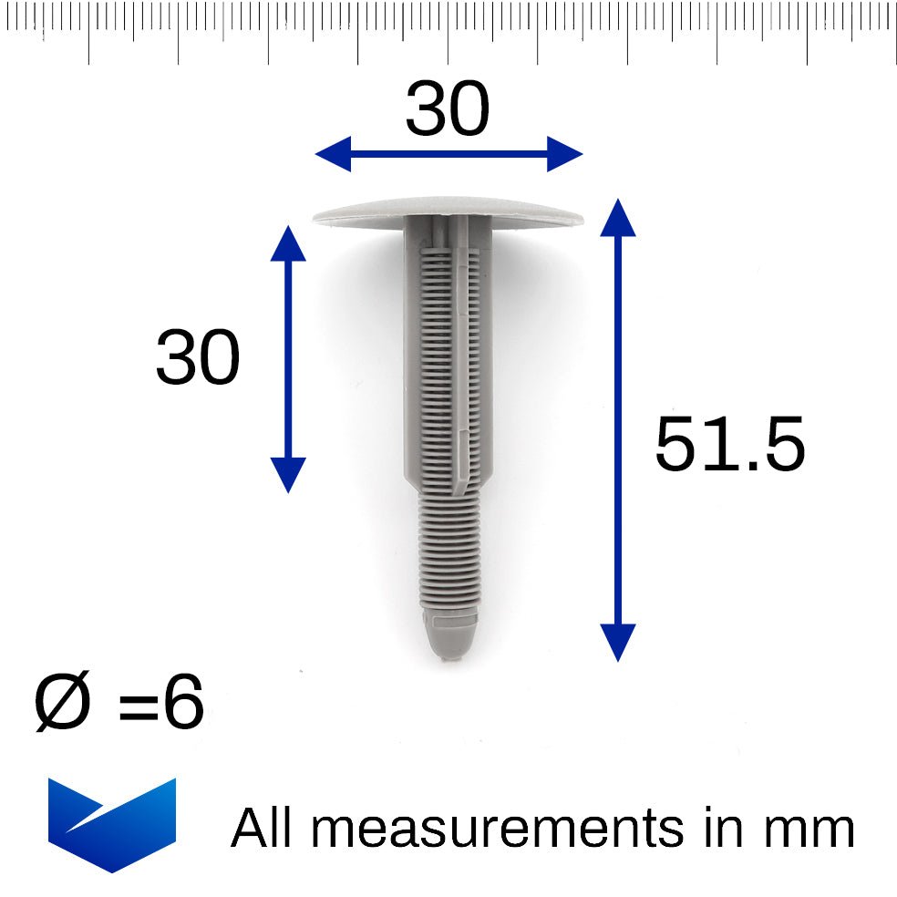 Fir Tree Clip, Long, Grey - image 2