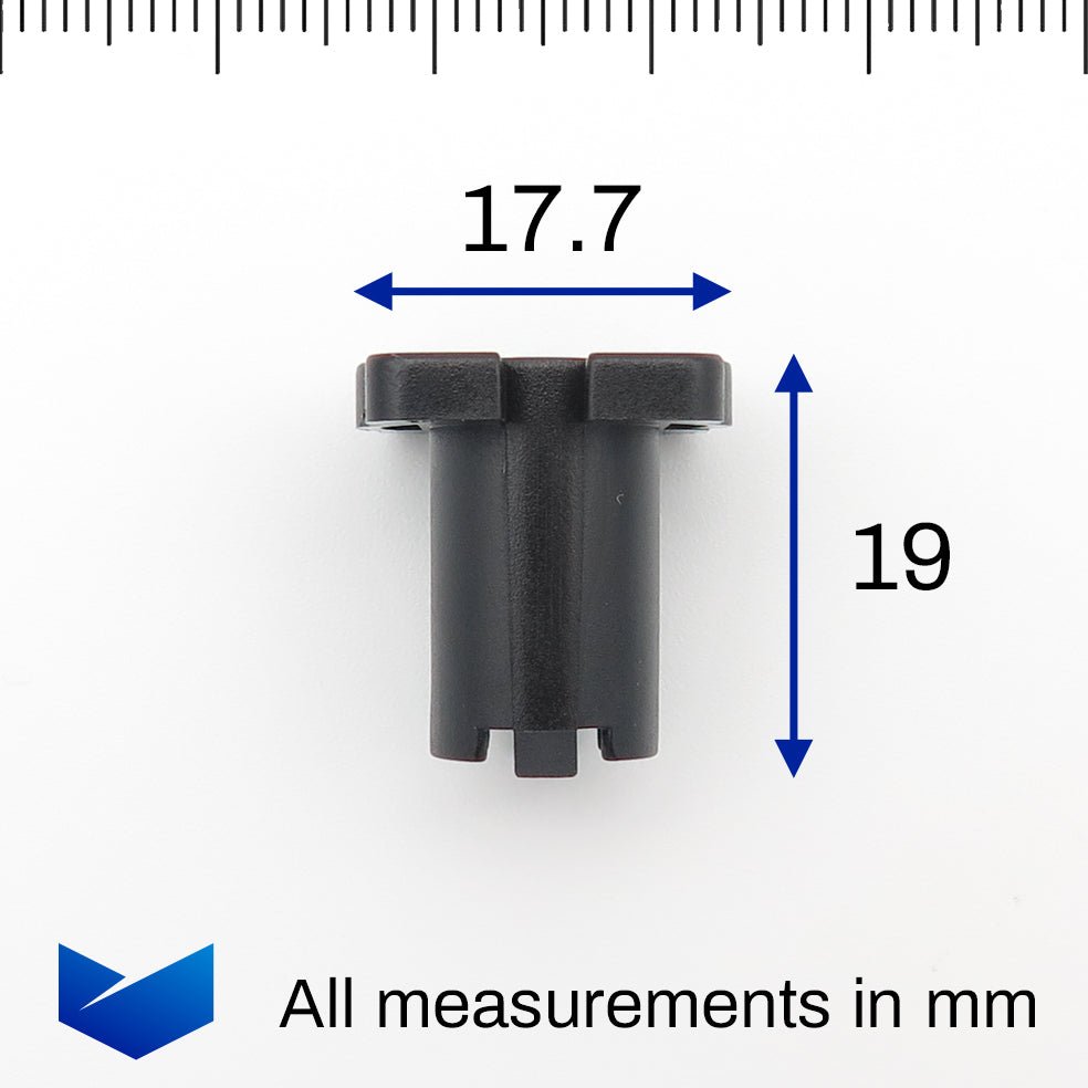 Tailgate Moulding Clip, Black - image 2
