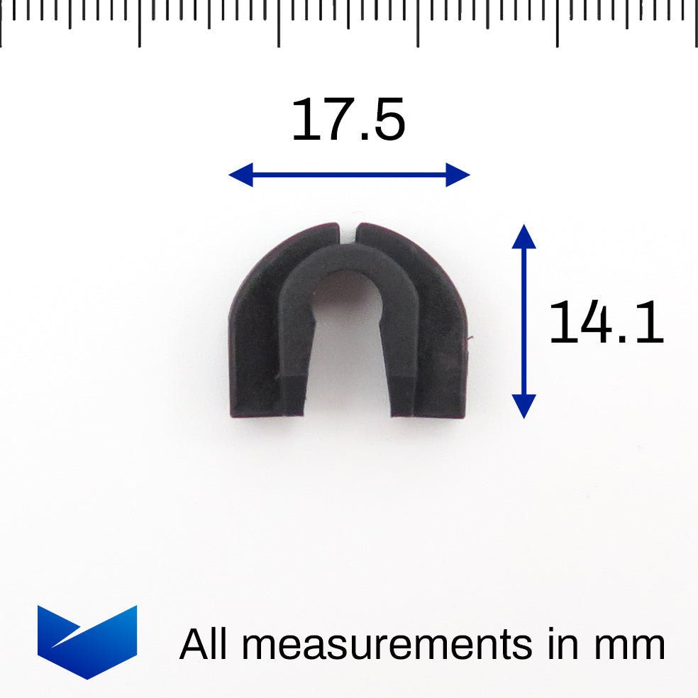 Radiator Grille Clip, Black - image 2