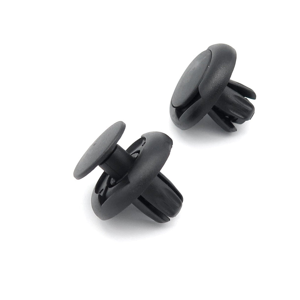 Push Fit Plastic Rivet, 8mm Hole Black - image 3