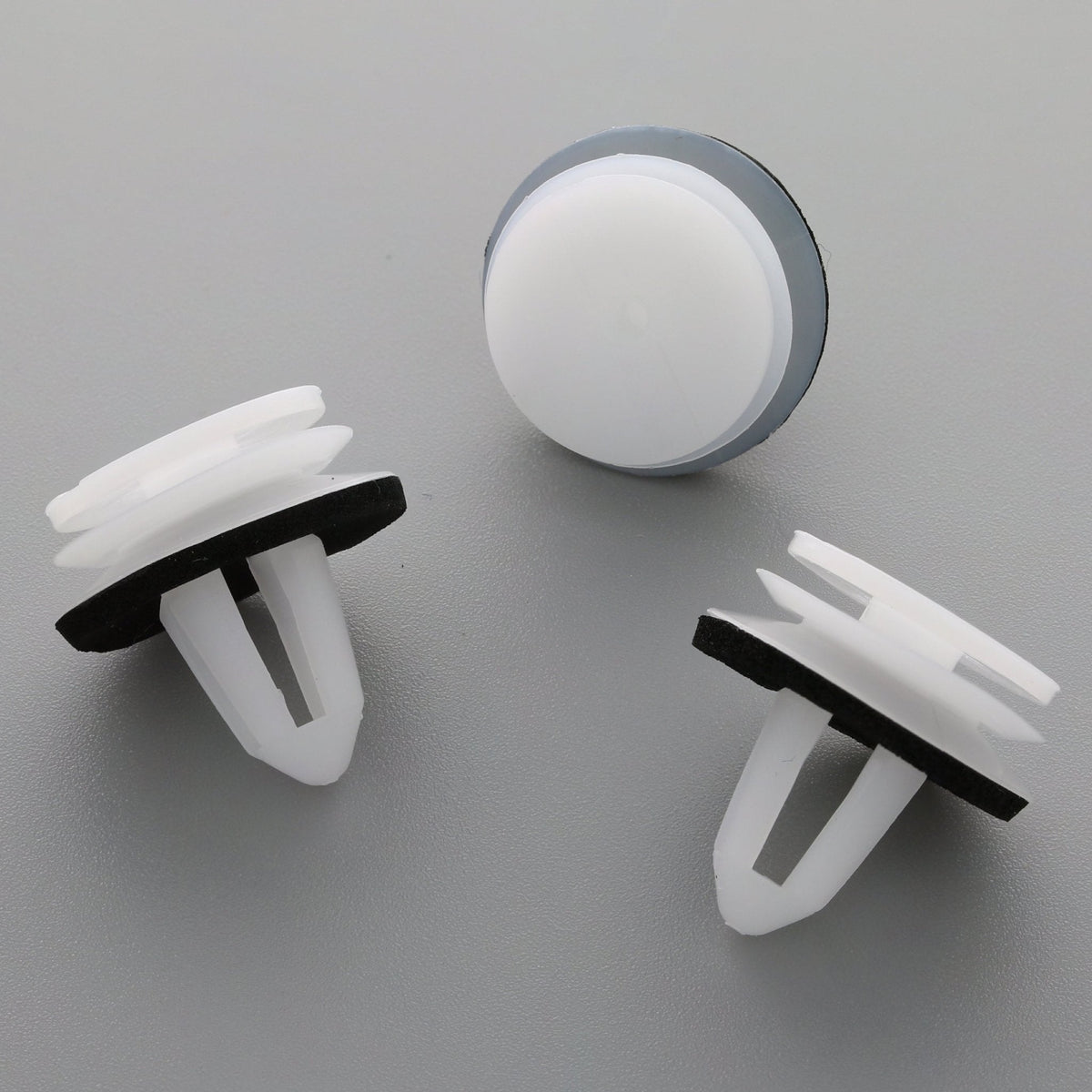 Trim Panel Clip, White with Washer
