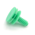 Interior Trim Clip with Fir Tree Shaft, Green - image 3