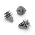 Trim Moulding Clip, 9mm Hole, Grey