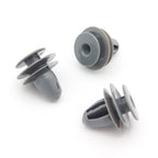 Trim Moulding Clip, 9mm Hole, Grey