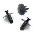 Screw Fit Expanding Plastic Rivet, 6.5mm Hole, Black