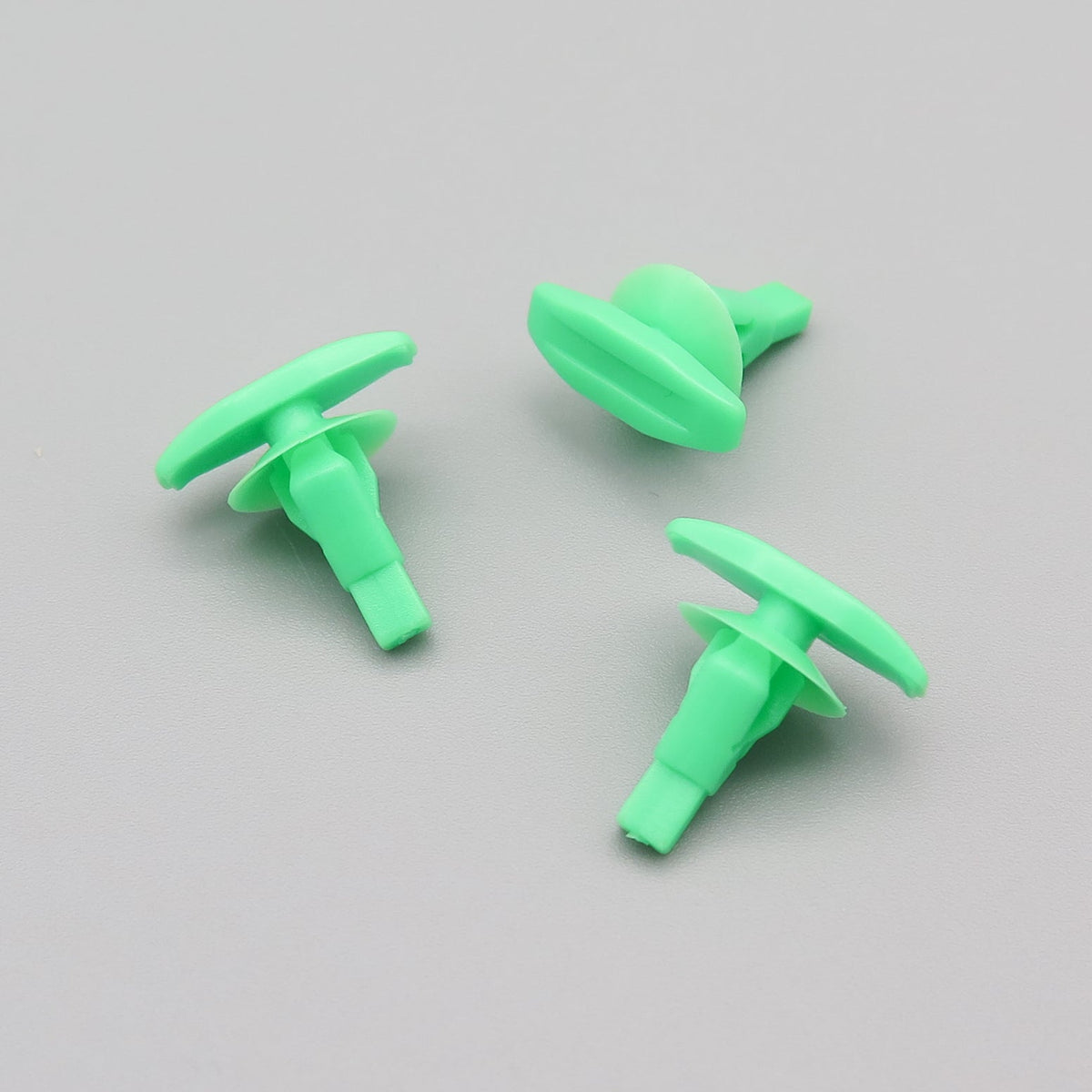 Rubber Weatherstrip Seal Clip, Green
