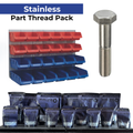 Stainless Steel -  Nut, Bolt & Washer Pack [Part Thread Pack]