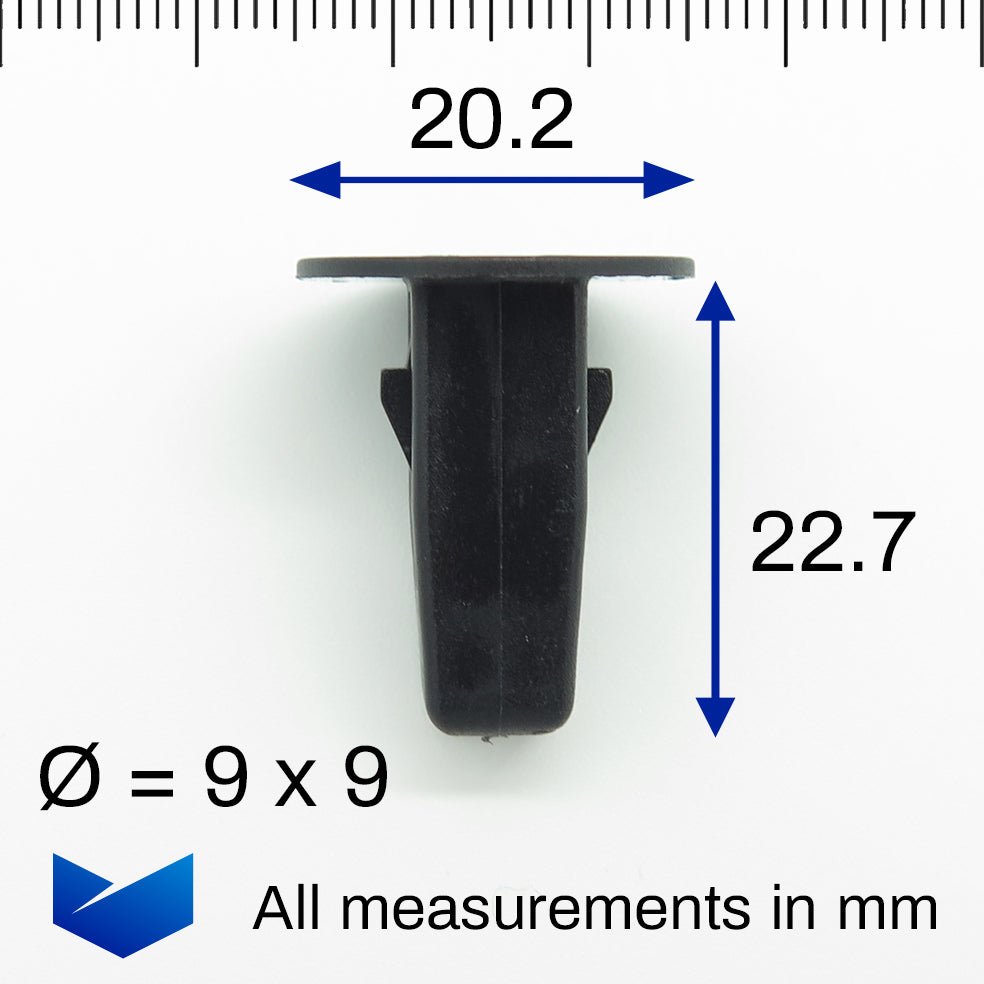 Screw Mount Grommet, Black - image 2
