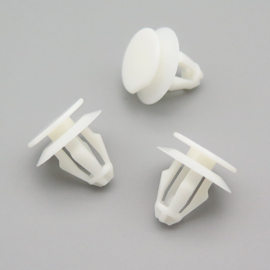 Interior Trim Panel Retainer Clip, White