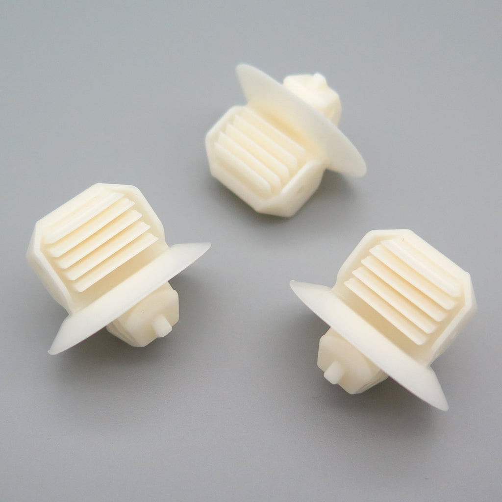 Interior Pillar & Trim Clips, White
