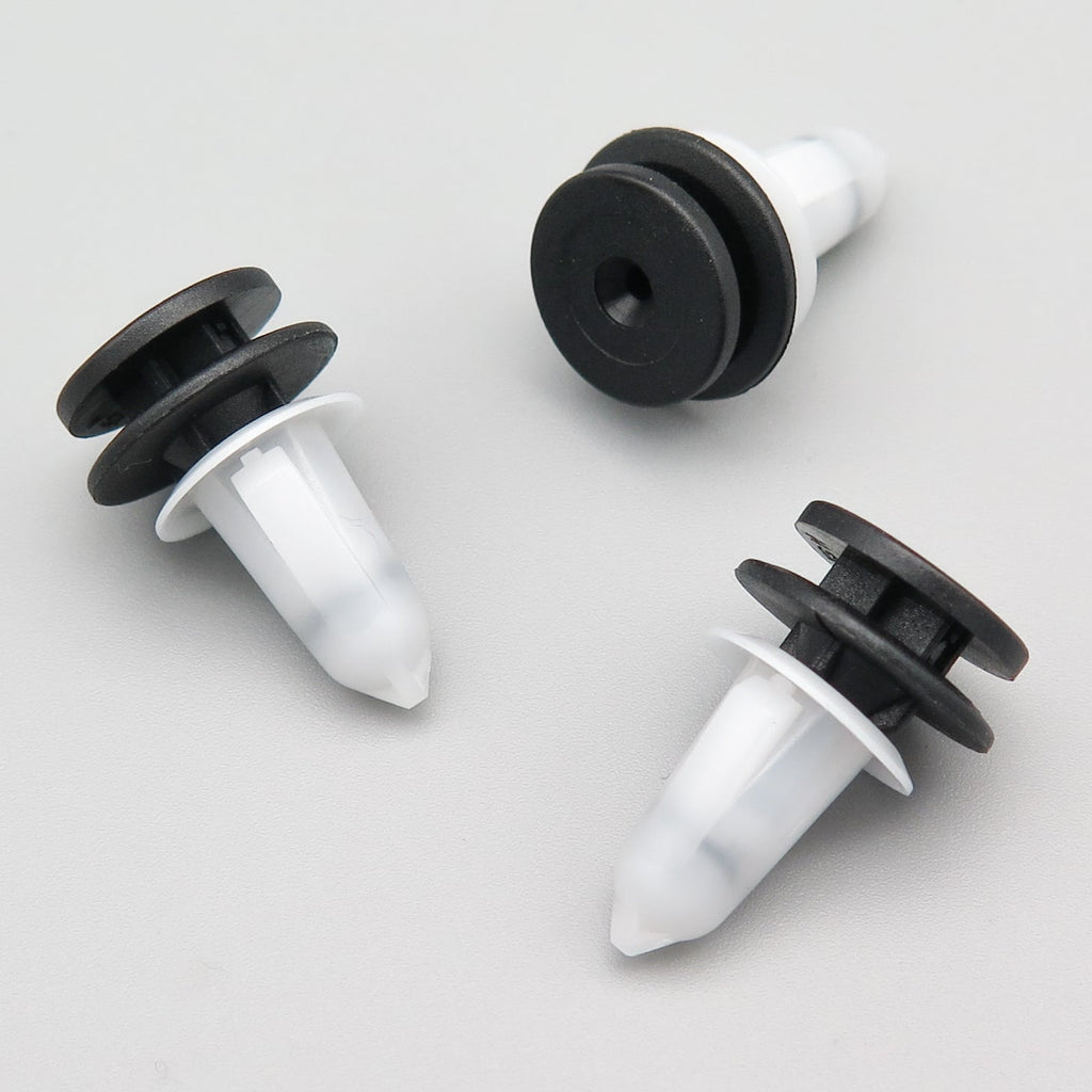 Trim Panel Fastener, White / Black