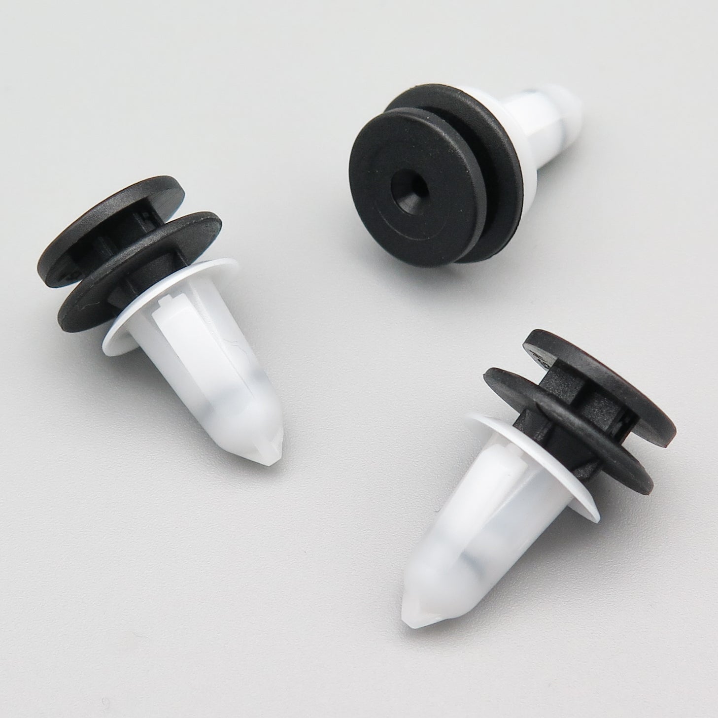 Trim Panel Fastener, White / Black