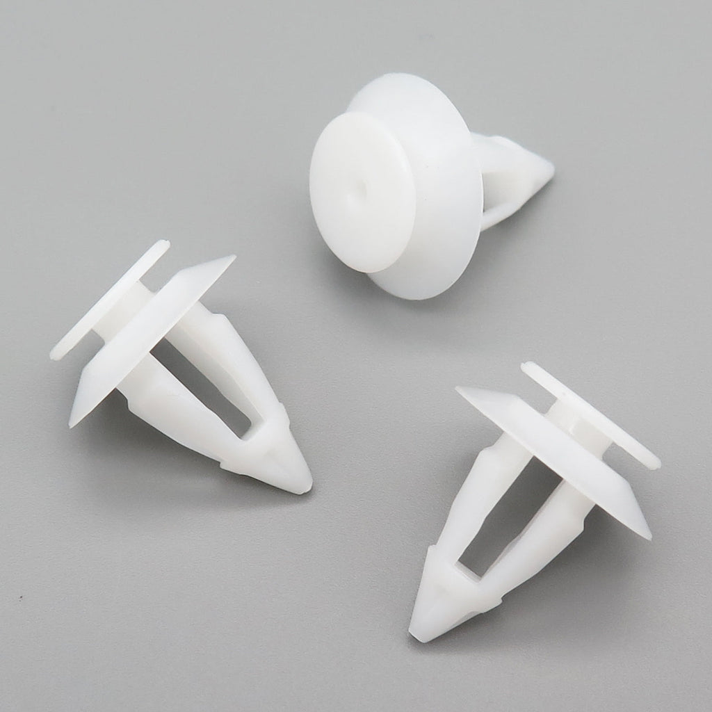 Trim Panel Moulding Clip, White
