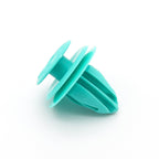 Trim Panel Clip, 8mm Hole, Turquoise - image 3
