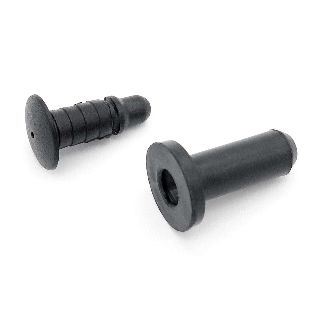 Push Fit Pin Clip, Black