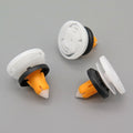 Interior Trim moulding Clip, White / Yellow