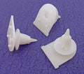 Plastic Trim & Moulding Clip, White