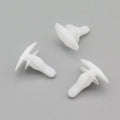 Plastic Weatherstrip Clip, White