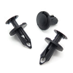 Push Fit Rivet, 8mm Hole, 20mm Collar, Black