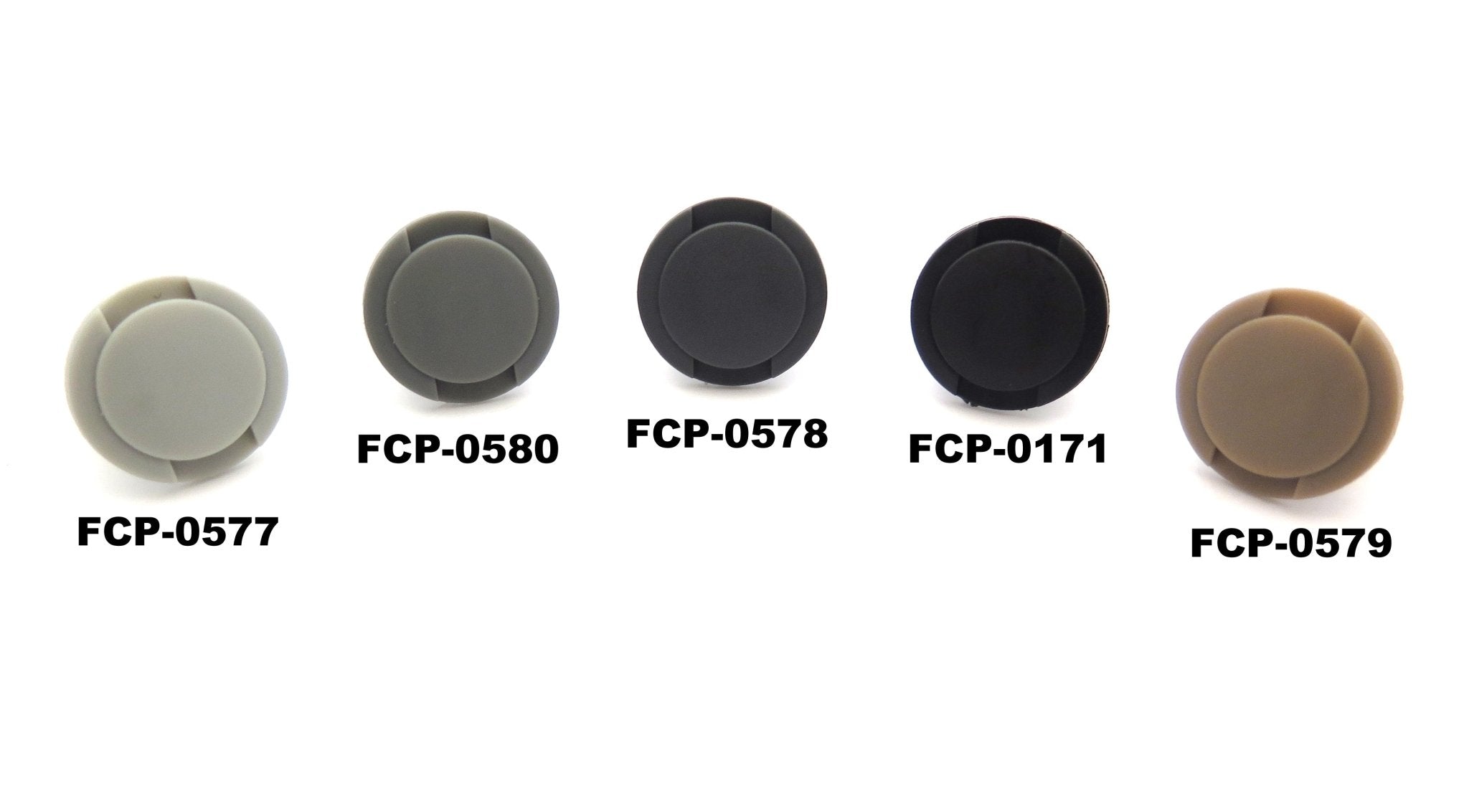 Push Fit Rivet, 8mm Hole, 20mm Collar, Black - image 3