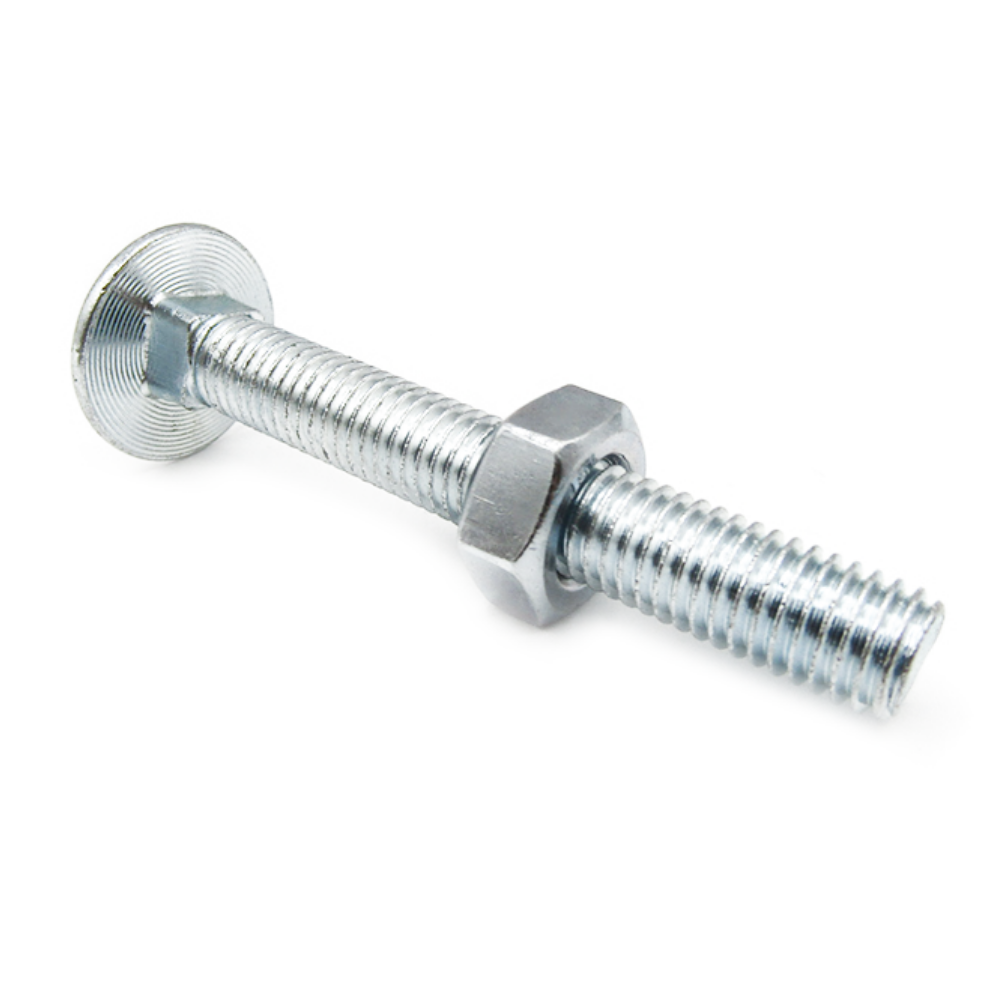 M10x75 Coach bolts steel - Evelyne Bolts®
