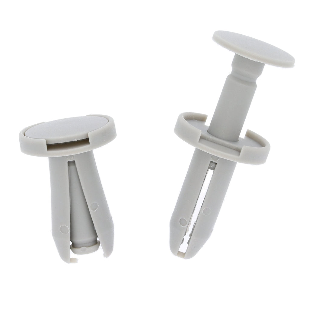 Push Fit Plastic Clip, Light Grey - image 3