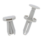 Push Fit Plastic Clip, Light Grey - image 3
