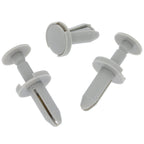 Push Fit Plastic Clip, Light Grey