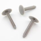 Fir Tree Trim Clip, 8mm Hole, 25mm Head, 46mm Shaft Length, Grey