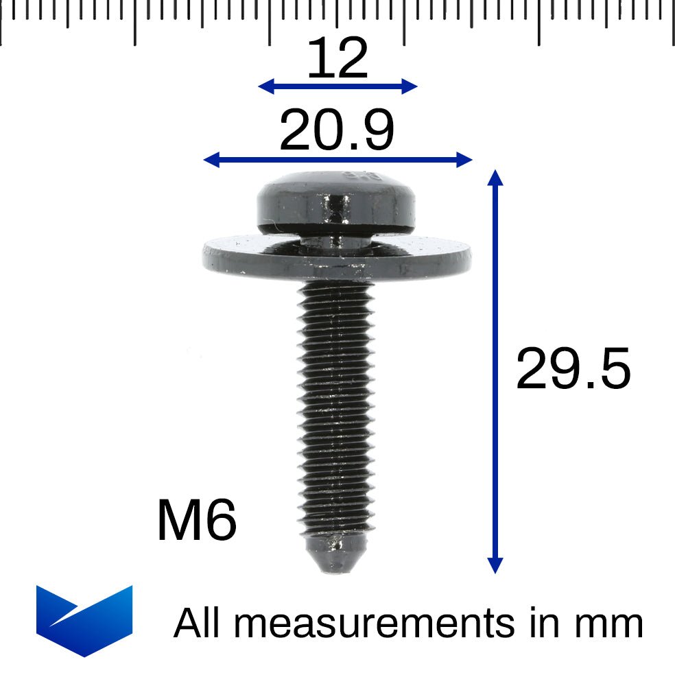 Torx Head Screw, M6, 30mm - image 2