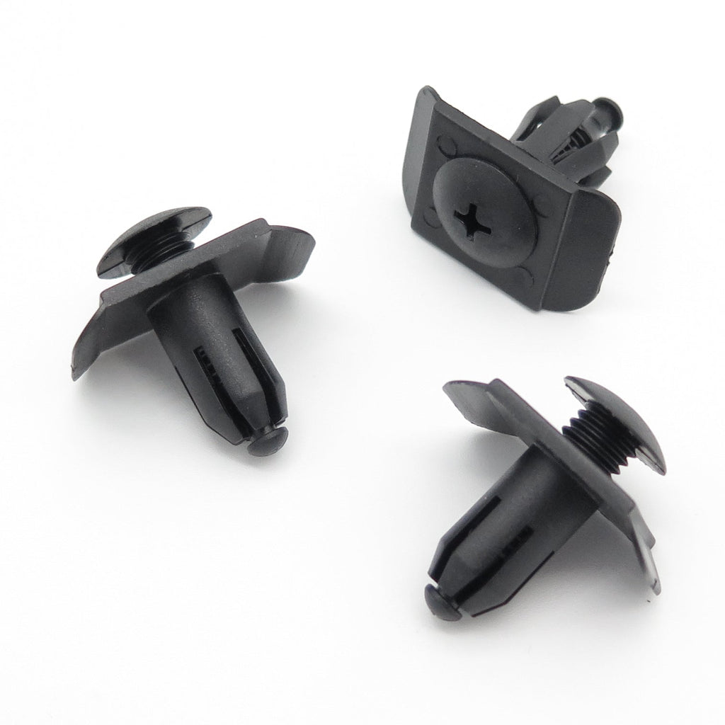 Screw Fit Bumper Mounting, Rectangular Collar, Black