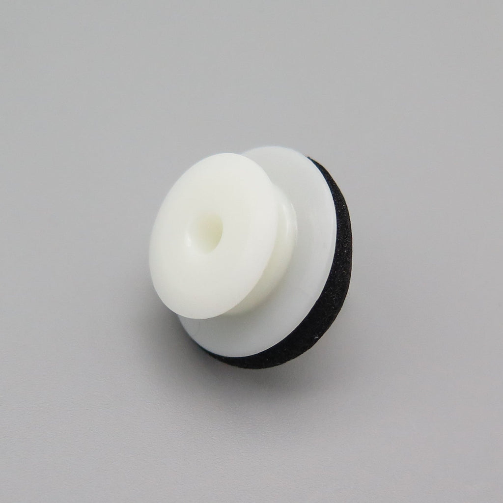 Exterior Side Moulding & Trim Clip, White with Washer - image 3